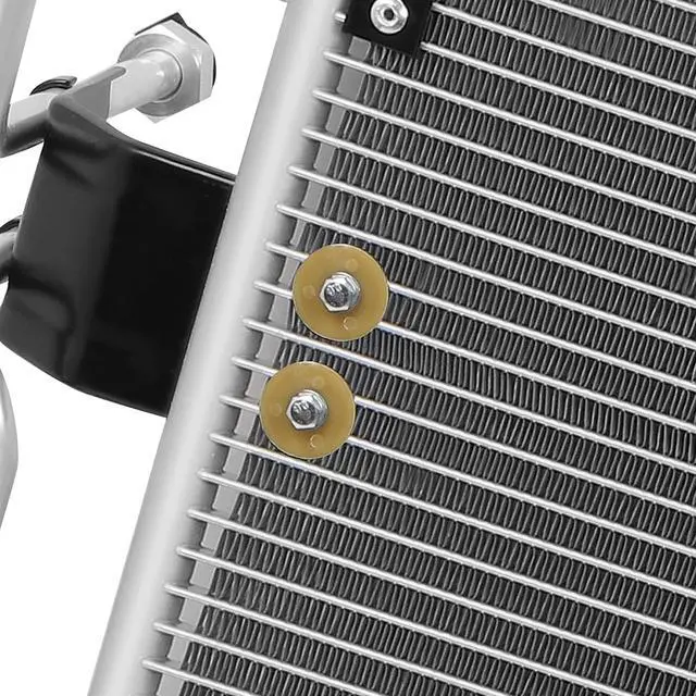Alt view image 5 of 7 - DNA Motoring OEM-CDS-4678 For 1997 to 2004 Ford F150 F250 Super Duty 4.2L V6 4.6L V8 5.4L V8 4678 Aluminum Air Conditioning A/C Condenser 98 99 00 01 02 03