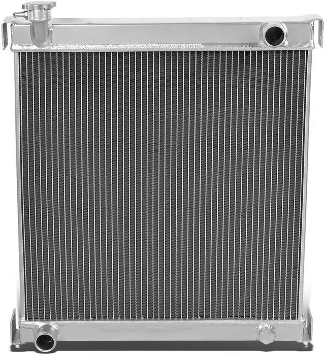 Main image of For 97-06 Jeep Wrangler MT (Manual Transmission) Full Aluminum 2-Row Racing Radiator - TJ 98 99 00 01 02 03 04 05