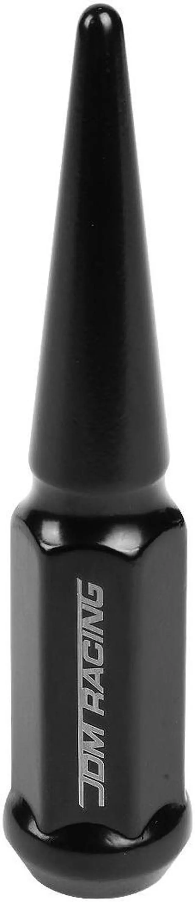 Alt view image 5 of 7 - DNA Motoring LN-ZTL-9056-BK For 99+ Acura Chevy Ford Jeep Honda Black Steel M14 x 1.5 24 Pcs 112mm Tall Conical Seat Wheels Cloes End Lug Nut Set w/Adapter