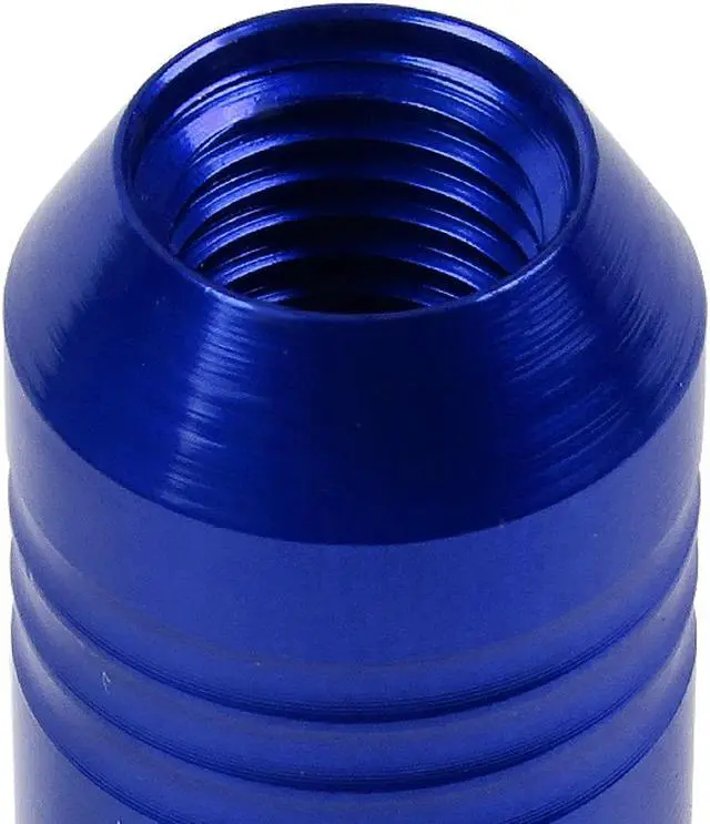 Alt view image 4 of 7 - J2 Engineering LN-T7-009-15-BL J2 Engineering 7075 -T6 Forged Aluminum M12X1.5 20Pcs 60mm Height Open -End Lug Nut Sets w / Socket Adapter (Blue)