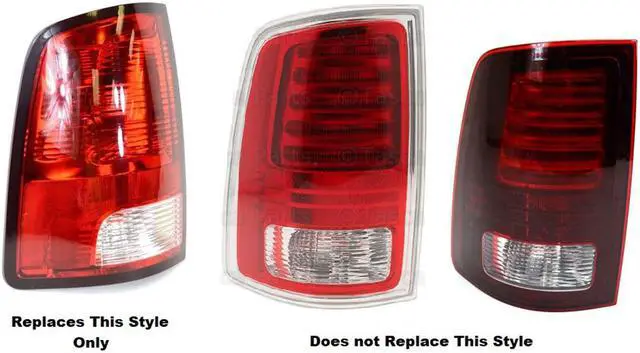 Alt view image 3 of 7 - DNA Motoring TL-DRAM09-LED-3D-BK-SM-G2 For 2009 to 2017 Dodge Ram 1500 / 2500 / 3500 Black Housing Smoked Lens 3D LED Tail Lights