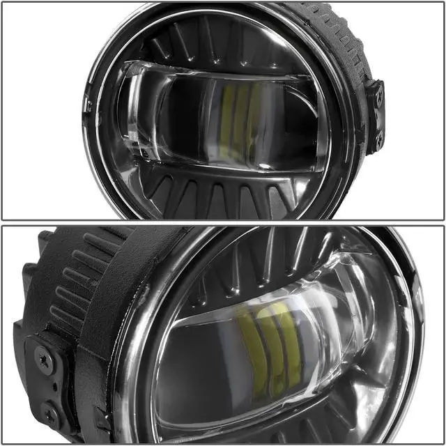 Alt view image 4 of 7 - DNA Motoring FL-ZTL-345-CH For 2005 to 2020 Acura Honda Ford Lincoln Infiniti Nissan Subaru Clear Lens OE Style LED Projector Fog Lights 06 07 08 09 10 11