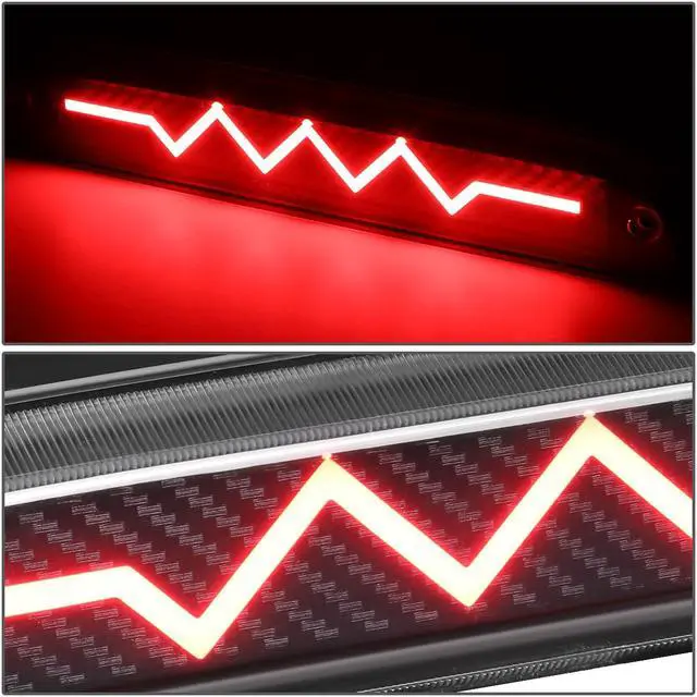 Alt view image 3 of 7 - DNA Motoring 3BL-FSPRAN99-3D-T4-LED-BK For 1999-2016 Ford F250 F350 F450 F550 Super Duty Explorer Sport Trac Heartbeat Style Sequential LED 3rd Third Tail Brake Light