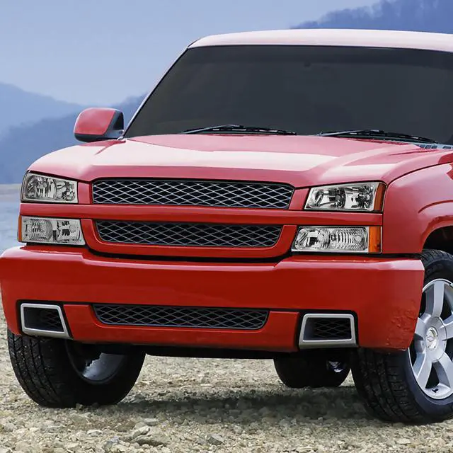 Alt view image 8 of 9 - DNA Motoring HL-OH-CS03-4P-CH-AM For 2003 to 2006 Chevy Silverado Avalanche 4Pcs Headlight+Bumper Lamp Chrome Housing Amber Corner 1 Gen 04 05 Left + Right