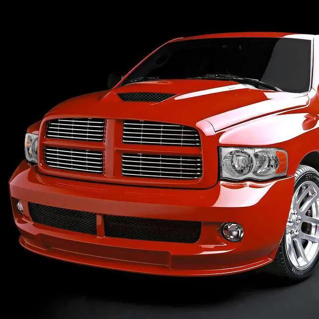 Alt view image 7 of 7 - DNA Motoring HL-OH-DR02-CH-AM For 2002 to 2005 Dodge Ram Truck 1500 2500 3500 Chrome Housing Amber Corner Headlight Headlamp 3rd Gen 03 04