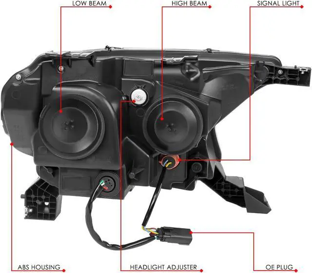 Alt view image 7 of 7 - DNA Motoring HL-OH-FR19-CH-AM For 2019 to 2021 Ford Ranger XL XLT Factory Style Chrome Housing Amber Corner Headlight Lamps 20