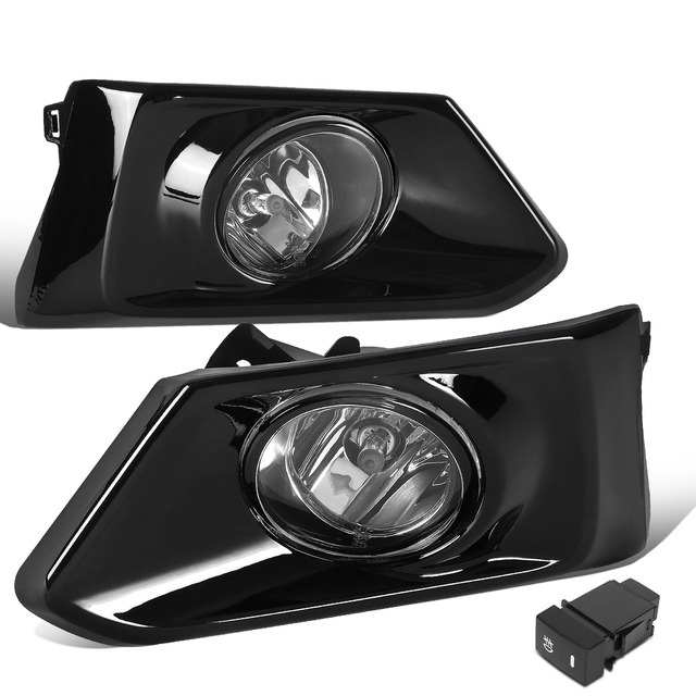 Speed Daddy Front Fog Light Kit W/Bezel & Switch For 2017-2018 Honda CR-V - Clear Lens