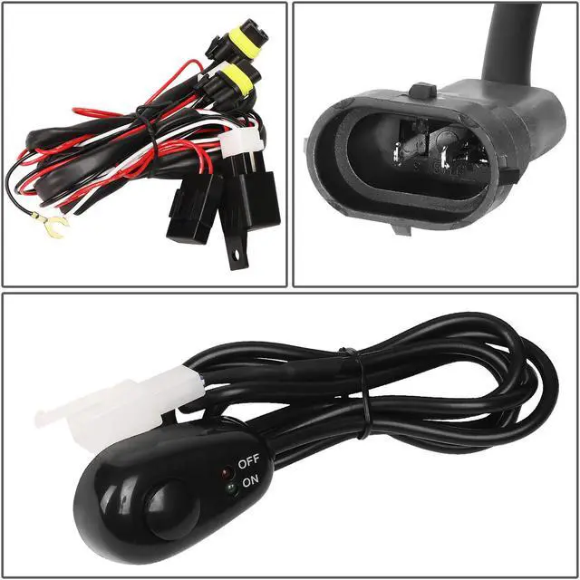 Alt view image 7 of 7 - For 2007 to 2014 Toyota Tundra Pair of Clear Lens Full LED Lighting Driving Fog Lights Lamps with Switch and Bezels 10 11 12 13