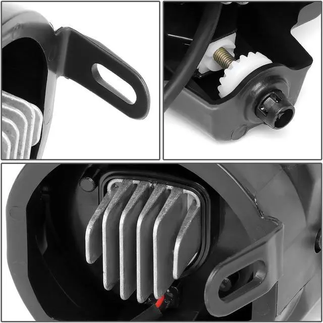 Alt view image 6 of 7 - For 2007 to 2014 Toyota Tundra Pair of Clear Lens Full LED Lighting Driving Fog Lights Lamps with Switch and Bezels 10 11 12 13