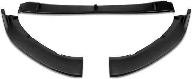 Alt view image 2 of 5 - For 2016 to 2021 Mazda MX-5 Miata 3Pcs Matte Black Finish MP Style Car Front Bumper Lips Guard Body Kit 17 18 19 20