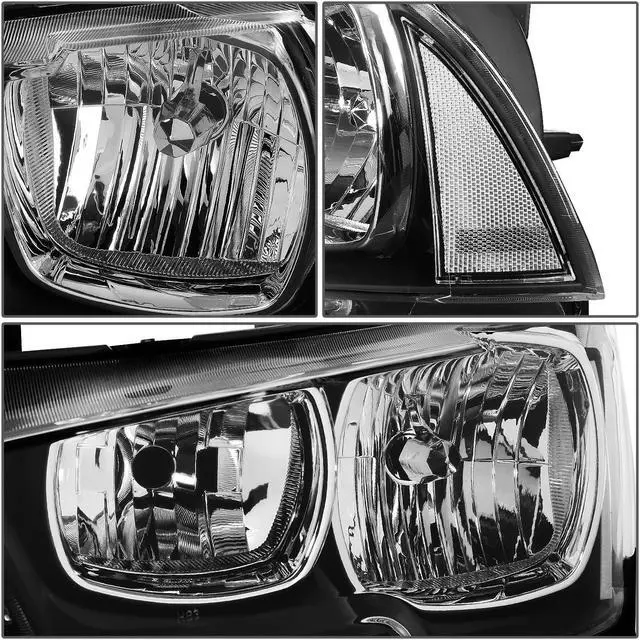 Alt view image 4 of 7 - DNA Motoring HL-OH-CHA11-BK-CL1 For 2011 to 2014 Dodge Charger LX Pair Replacement Headlight Assembly Black Housing Clear Corner Headlamp 12 13