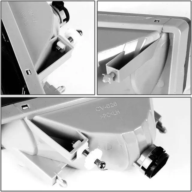 Alt view image 3 of 7 - DNA Motoring FL-ZTL-111-CH For 2007 to 2015 Chevy GMC GMT900 Truck Pair Bumper Driving Fog Lights (Clear Lens) 08 09 10 11 12 13 14