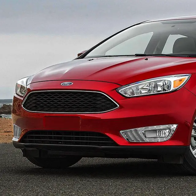 Alt view image 6 of 6 - DNA Motoring FL-FF16-CH-W For 2015 to 2017 Ford Focus LED DRL Fog Lights + Build-in Turn Signal + Wiring Harness + Chrome Bezel Clear Lens 16