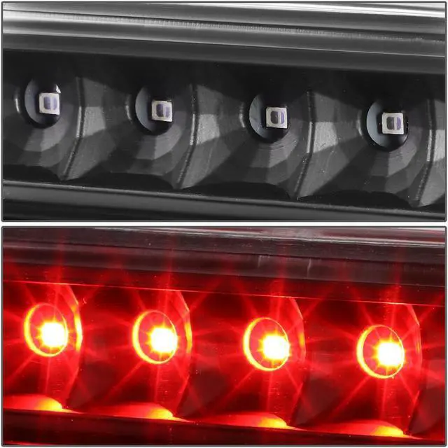 Alt view image 3 of 6 - DNA Motoring 3BL-FJC06-LED-BK For 2007 to 2014 Toyota FJ Cruiser GSJ15W LED 3rd Third Tail Brake Light Rear Stop Lamp Black Housing 08 09 10 11 12 13