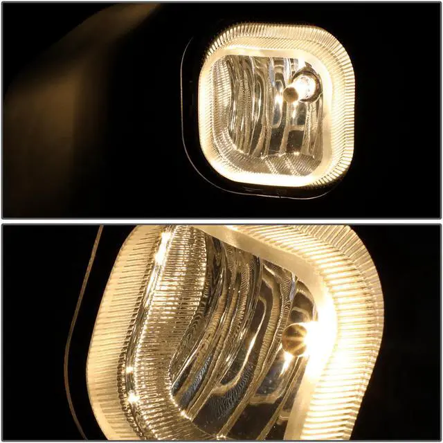 Alt view image 3 of 5 - DNA Motoring FL-ZTL-218-CH For 2011 to 2016 Ford Super Duty Pair Bumper Driving Fog Light Lamp+Bezel+Switch F250 F350 F450 F550 Clear Lens 12 13 14 15