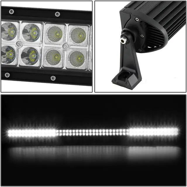 Alt view image 4 of 4 - DNA Motoring LEDB-300W-54 TWO ROW 54"300W 100 LED LIGHT BAR OFFROAD TRUCK SUV FLOOD+SPOT DRIVING WORK LAMP