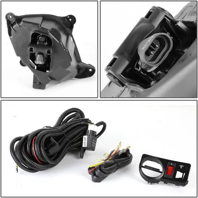 Alt view image 4 of 6 - DNA Motoring FL-ZTL-130-AM For 2010 to 2012 Genesis Coupe Pair Bumper Driving Fog Lights w/Switch (Amber Lens) 11