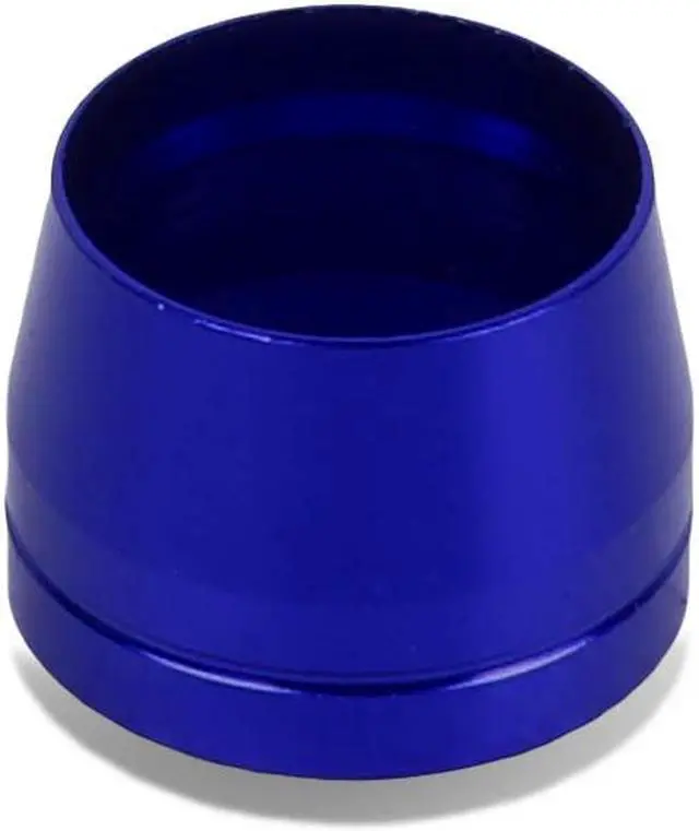 Alt view image 3 of 4 - DNA Motoring FT-1-9023-08-BL 8-AN 1/2" Tubing Olive Insert Flare Fitting for Teflon/Nylon Hose Hard Line (Blue)