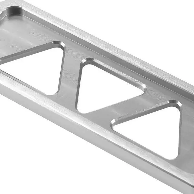 Alt view image 5 of 7 - DNA Motoring BATT-SHORT-SL 145mm/170mm Billet Aluminum Battery Tie Down Mount Bracket (SIlver)