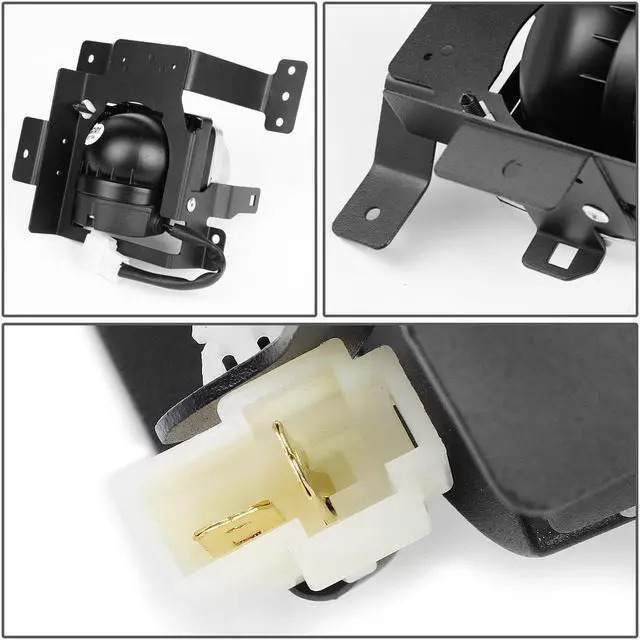 Alt view image 4 of 6 - DNA Motoring FL-HC924-SM For 1992 to 1995 Honda Civic 4-Door Sedan Front Bumper Driving Fog Light+Bulbs+Switch Smoked Lens 5th Gen EG8/9 EH9 D15 D16 93 94