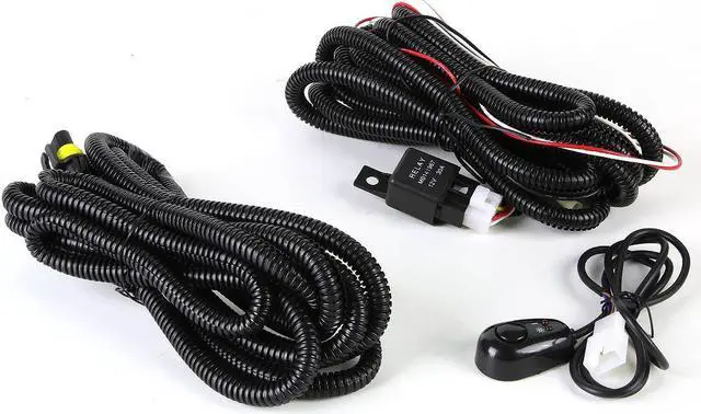 Alt view image 6 of 6 - DNA Motoring FL-300C05-CH For 2005 to 2010 Chrysler 300 Front Bumper Driving Fog Light+Bulbs+Switch Clear Lens 06 07 08 09