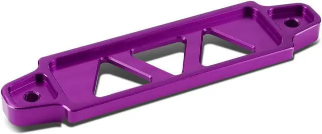 Alt view image 3 of 7 - DNA Motoring BATT-SHORT-PP 145mm/170mm Billet Aluminum Battery Tie Down Mount Bracket (Purple)