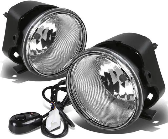 Main image of DNA Motoring FL-300C05-CH For 2005 to 2010 Chrysler 300 Front Bumper Driving Fog Light+Bulbs+Switch Clear Lens 06 07 08 09