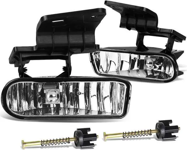 Main image of DNA Motoring FL-ZTL-114-CH For 1999 to 2006 Chevy Silverado Tahoe Suburban Pair Bumper Driving Fog Lights (Clear Lens) 00 01 02 03 04 05