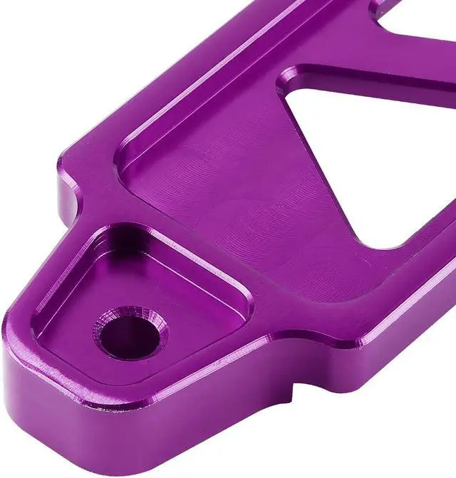 Alt view image 4 of 7 - DNA Motoring BATT-SHORT-PP 145mm/170mm Billet Aluminum Battery Tie Down Mount Bracket (Purple)