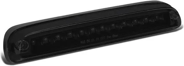 Main image of DNA Motoring 3BL-FRAN93-LED-BK-SM For 1993 to 2016 Ford Super Duty Ranger Mazda B-Series LED 3rd Third Tail Brake Light Rear Stop Lamp Smoked Lens 94 95 96 97 98 99 00 11 12 13 14 15