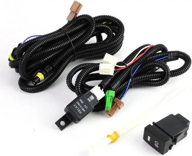 Alt view image 4 of 5 - DNA Motoring FL-ZTL-233-SM For 2016 to 2017 Honda Civic Coupe / Sedan Pair Bumper Driving Fog Light Lamp+Switch Smoked Lens