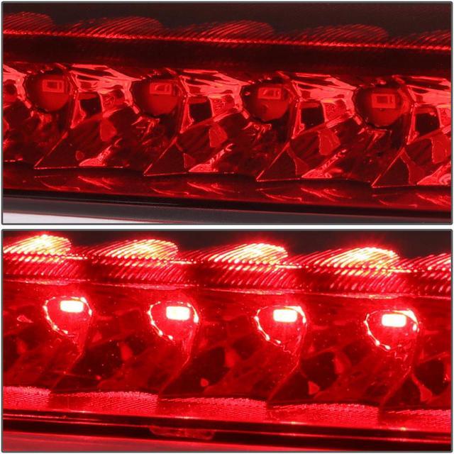 Alt view image 3 of 6 - DNA Motoring 3BL-4RUNNER10-LED-RD For 2010 to 2016 Toyota 4Runner Highlander Prius C Sienna LED 3rd Third Tail Brake Light Stop Lamp Red Housing 11 12 13 14 15