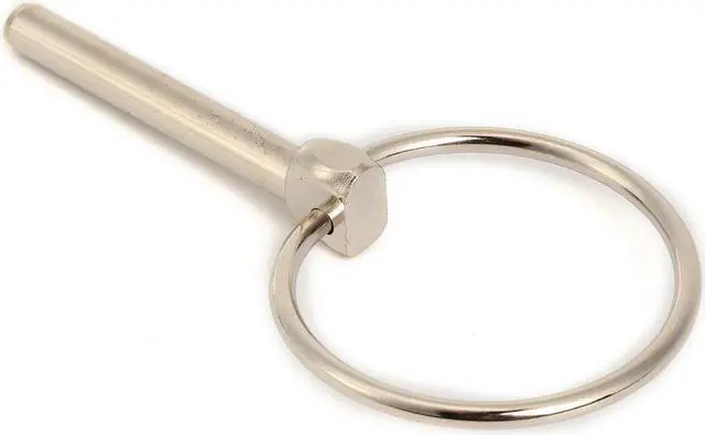 Alt view image 4 of 5 - DNA Motoring HP-ZTL-9041-RD 1 X Pair of Aluminum/Steel Billet Style Cosmetic Hood Pins (Red)