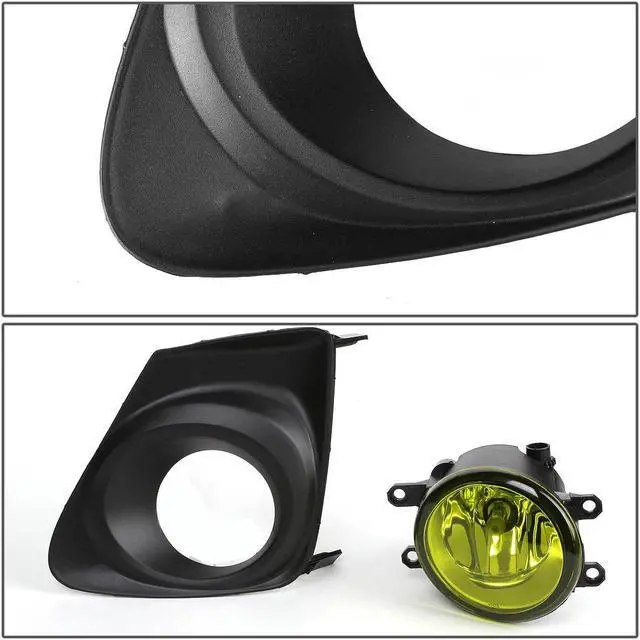 Alt view image 3 of 6 - DNA Motoring FL-ZTL-151-AM For 2011 to 2013 Toyota Corolla E140 Pair Bumper Driving Fog Lights w/Bezel & Switch (Amber Lens) 12