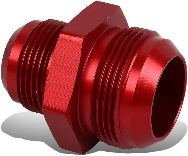 Alt view image 2 of 4 - DNA Motoring FT-1-9030-16-20-RD 16AN Male to 20-AN Flare Reducer Adapter Union Fitting Gas/Oil Hose/Line (Red)