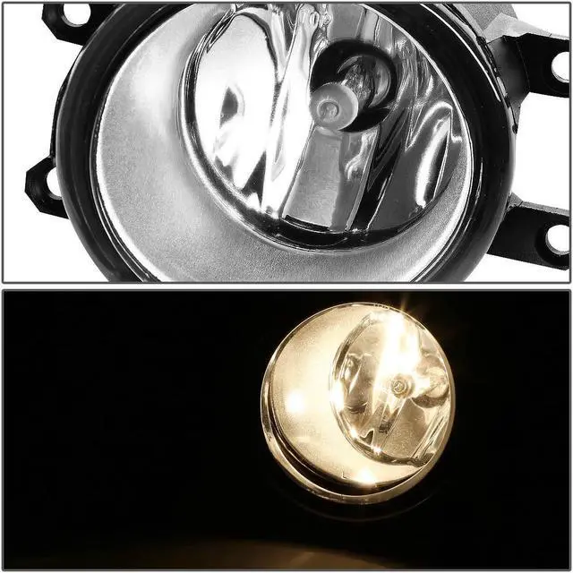 Alt view image 2 of 5 - DNA Motoring FL-ZTL-150-CH For 2009 to 2012 Toyota RAV4 XA30 Pair Bumper Driving Fog Lights w/Bezel & Switch ( Clear Lens) 10 11