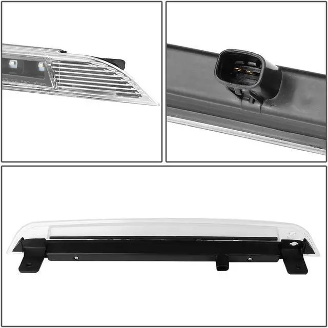 Alt view image 4 of 5 - DNA Motoring 3BL-GMCEQ05-LED-BK For 2005 to 2006 Chevy Equinox Pontiac Torrent LED 3rd Third Tail Brake Light Rear Stop Lamp Black Housing 05 06