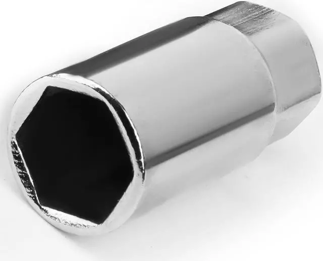 Alt view image 5 of 5 - DNA Motoring LN-ZTL-9018-125-OR 20-Piece M12 x 1.25 Aluminum Alloy Wheel Lug Nuts + Deep Drive Extension (Orange)