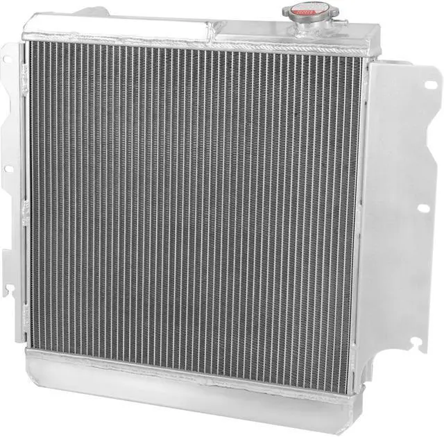 Alt view image 2 of 5 - DNA Motoring RA+FS-JEEP87-3 For 1987 to 2006 Jeep Wrangler YJ/TJ 2.4L-4.2L 3-Row Tri-Core Aluminum Radiator + 12V Fan Shroud 05 04 03 02 01 00 99 98 97 96