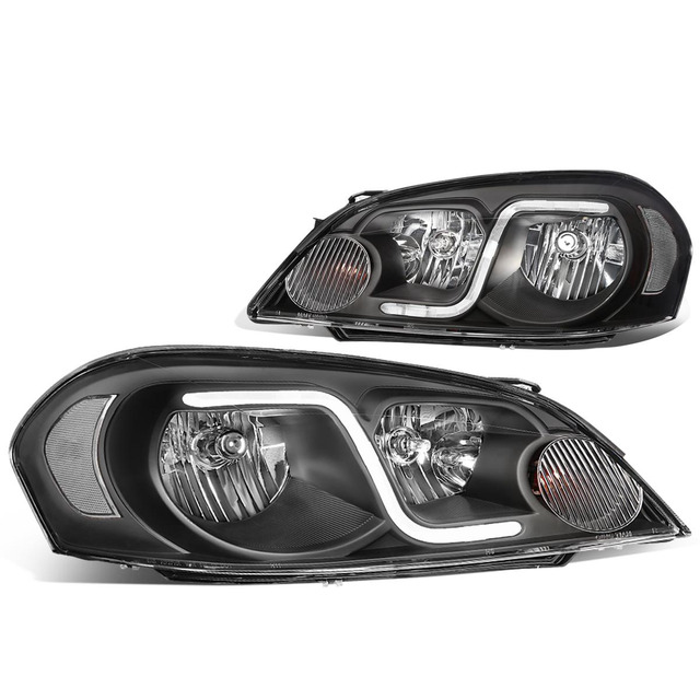 Bryght Factory Halogen Headlight Pair For 2016-2017 Chevy Equinox – Chrome Housing