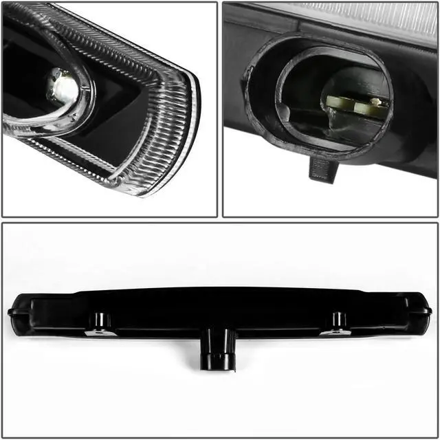 Alt view image 4 of 6 - DNA Motoring 3BL-CCV97-LED-BK For 1997 to 2004 Chevy Corvette C5 Rear LED 3rd Third Tail Brake Light Black Housing Lamp 98 99 00 01 02 03