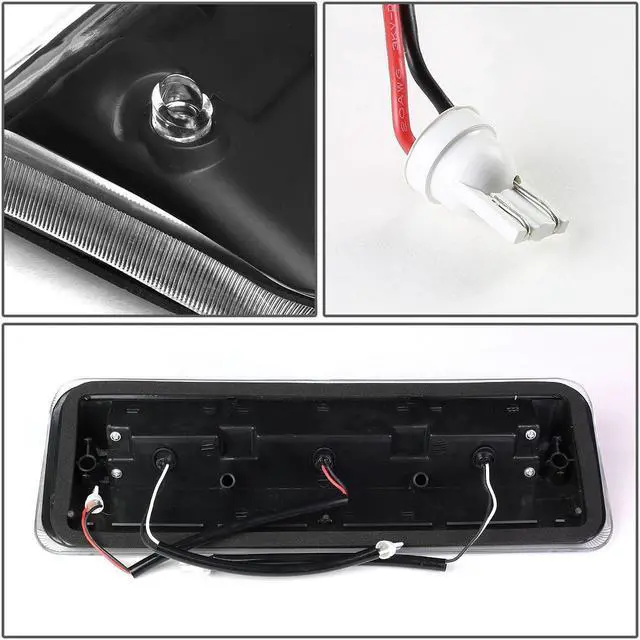 Alt view image 5 of 6 - DNA Motoring 3BL-F15004-3D-LED-BK For 2004 to 2010 Ford F150 Explorer Sport Trac Lincoln Mark LT 3D LED Bar 3rd Third Tail Brake Light w/Cargo Lamp Black Housing 05 06 07 08 09