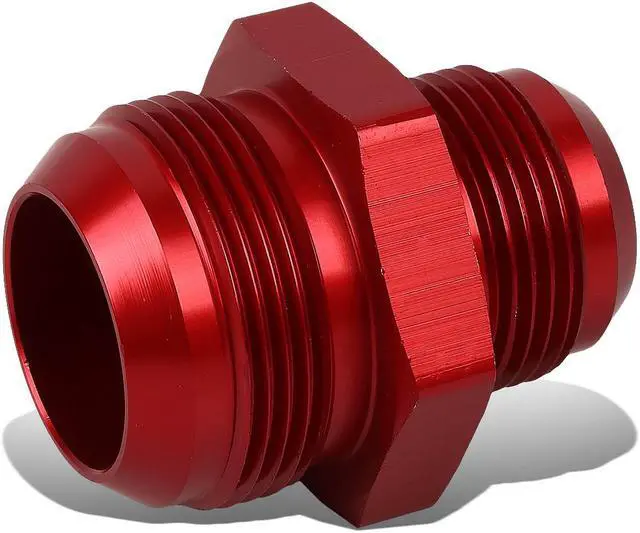 Main image of DNA Motoring FT-1-9030-16-20-RD 16AN Male to 20-AN Flare Reducer Adapter Union Fitting Gas/Oil Hose/Line (Red)