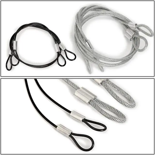 Alt view image 5 of 5 - DNA Motoring HP-ZTL-9041-GM 1 X Pair of Aluminum/Steel Billet Style Cosmetic Hood Pins (Gun Metal)