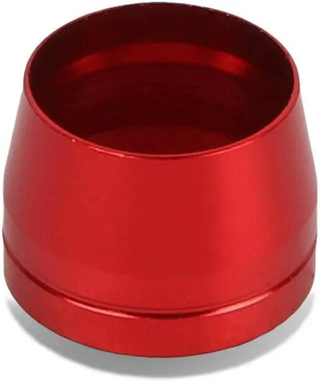 Alt view image 3 of 4 - DNA Motoring FT-1-9023-08-RD 8-AN 1/2" Tubing Olive Insert Flare Fitting for Teflon/Nylon Hose Hard Line (Red)