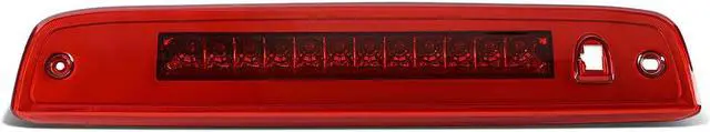 Main image of DNA Motoring 3BL-FEXP03-LED-RD For 2003 to 2016 Ford Expedition Lincoln Navigator LED 3rd Third Tail Brake Light Rear Stop Lamp Red Housing 04 05 06 07 08 09 10 11 12 13 14 15