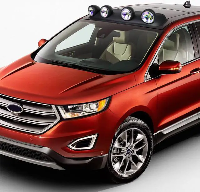 Alt view image 6 of 7 - DNA Motoring FL-ZTL-249-NC Universal Black Frame Neo Chrome Lens Roof Mounted Fog Light + Bulbs + Switch