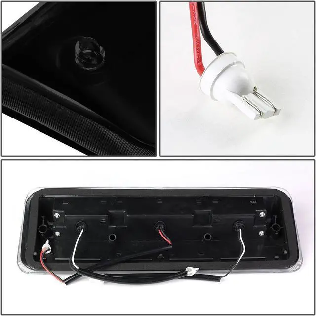 Alt view image 5 of 6 - DNA Motoring 3BL-F15004-3D-LED-BK-SM For 2004 to 2010 Ford F150 Explorer Sport Trac Lincoln Mark LT 3D LED Bar 3rd Third Tail Brake Light w/Cargo Lamp Smoked Lens 05 06 07 08 09