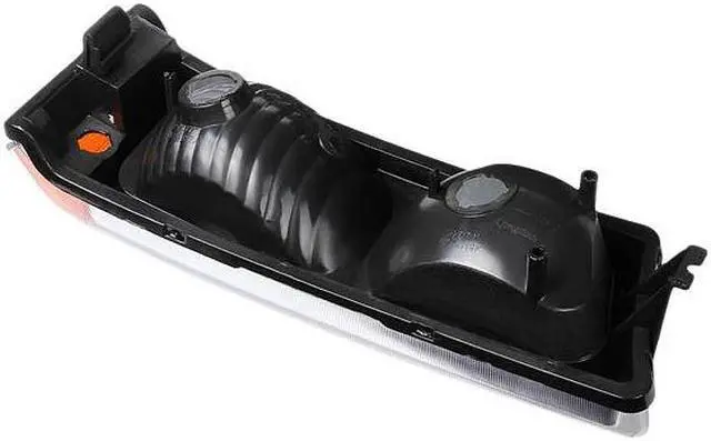 Alt view image 3 of 5 - DNA Motoring BL-CS03-2P-BK-AM BLACK HOUSING CLEAR BUMPER LIGHT+CORNER SIGNAL SET FOR 03-07 SILVERADO/AVALANCHE