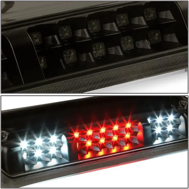 Alt view image 3 of 6 - DNA Motoring 3BL-F15004-LED-BK-SM For 2004 to 2010 Ford F150 Explorer Sport Trac Lincoln Mark LT LED 3rd Third Tail Brake Light w/Cargo Lamp Smoked Lens 05 06 07 08 09